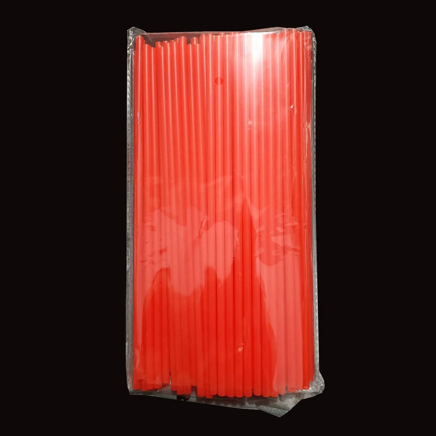 100PCS Disposable Plastic Straws Colorful Party Event Drinking Straws Flexible Large Straight Tube Straw Bar Accessories 6*190mm