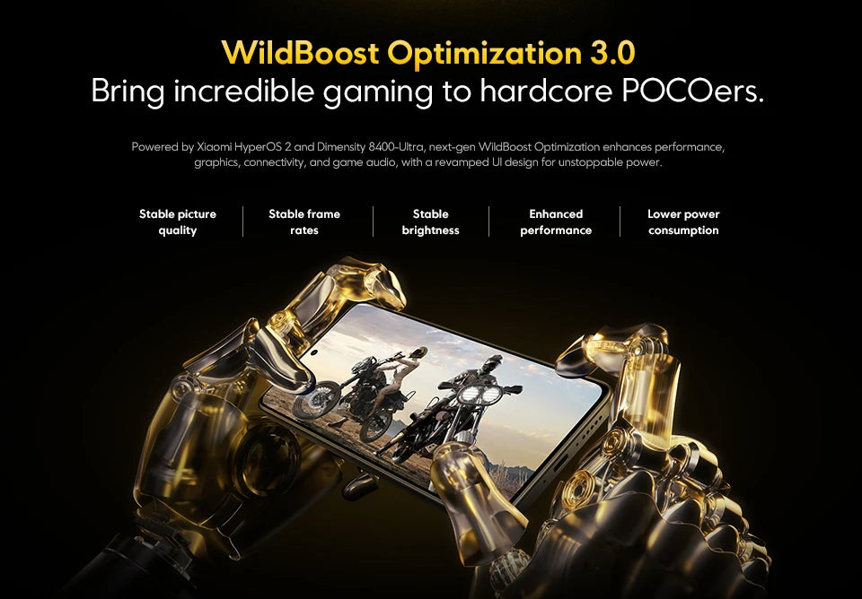 POCO X7 Pro Global Version Cellphone 256GB / 512GB Dimensity 8400-Ultra 6.67" 120Hz Display 6000mAh 5G NFC - Shoppiline