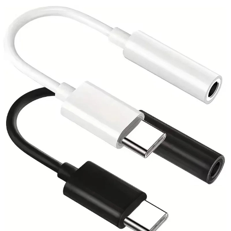 Type C To 3.5mm Aux Adapter 3 5 Jack Audio Cable for Huawei Xiaomi Redmi POCO Sumsang LG 3.5MM to 8Pin Aux Adputer for iPhone
