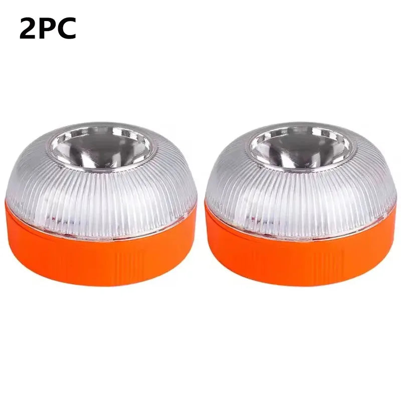 Waterproof LED Warning Beacon, Magnetic Emergency Strobe Light for Forklift, Truck, School Bus, Construction Vehicle, Roadside B