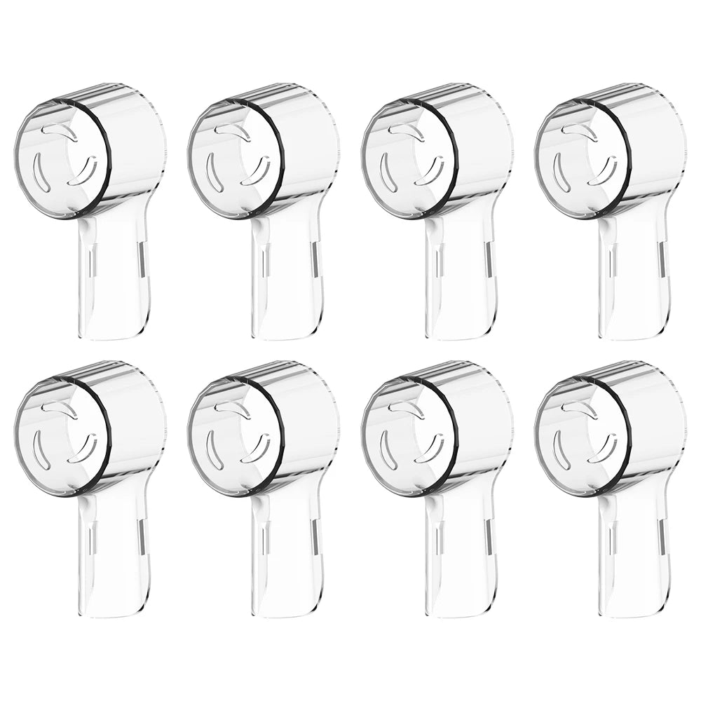 Toothbrush Dustproof Covers Caps Compatible with Braun Oral B Replacement Heads and iO Series Electric Toothbrush Head Protector