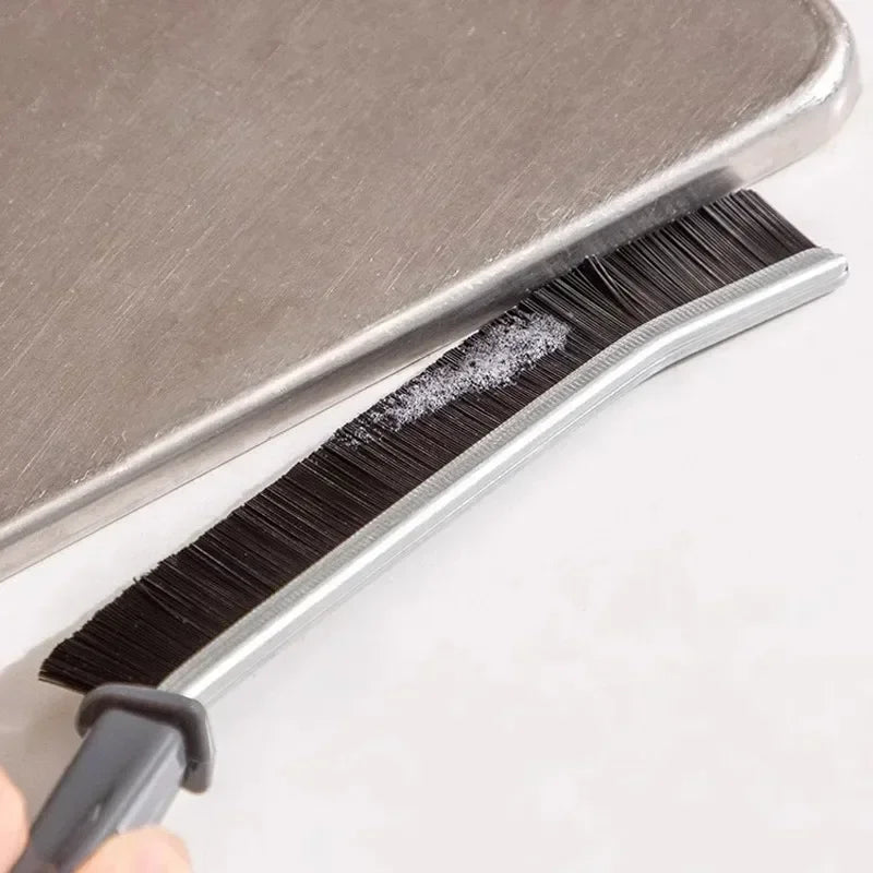 Hartborsten-Fugenreinigungsbürste für feine Ritzen, Ecken, Spalten, Fensterreinigungswerkzeuge, Küchen-, Bad-, Heim-Fliesenbürste