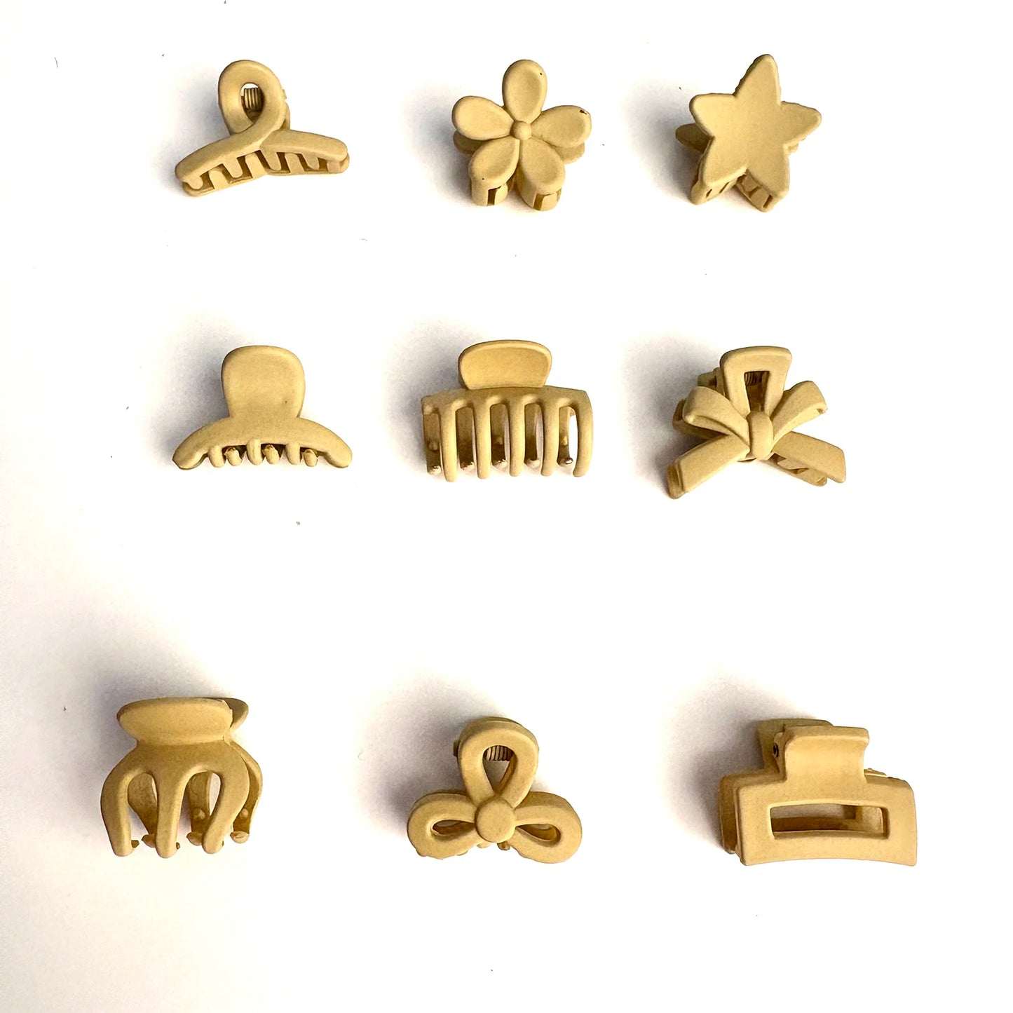 5/10/20/30pcs Beige Mixed Pack Small Clips, Cute Girl Accessories - Perfect for Daily Use, Special Occasions, or Travel Gifts