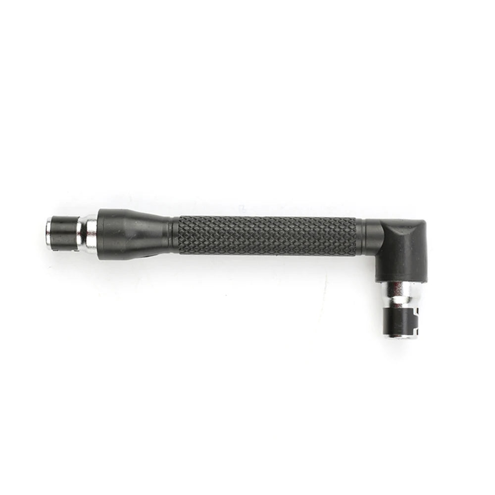 Black L type 1/4 hexagon screwdriver bit 90 °  double-end handle 6.35mm wrench tool