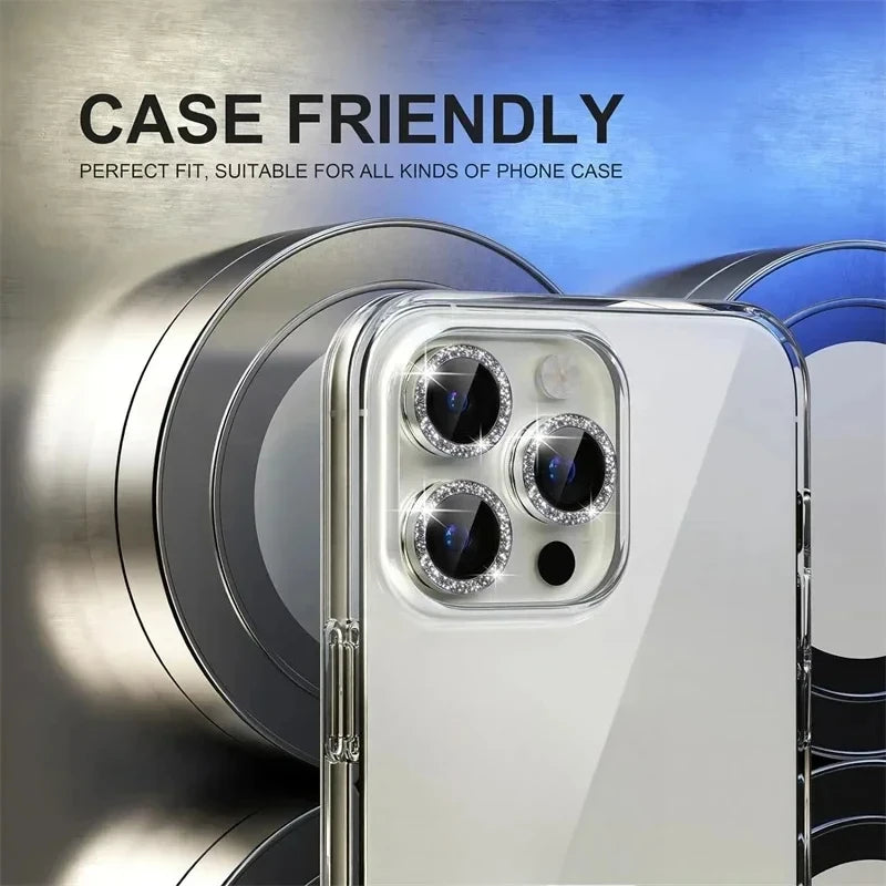 1Set Camera Len Tempered Glass For iPhone 13 For iPhone 11 12 13 14 15 16  17 Pro Max Plus Len Screen Protectors Glass Film