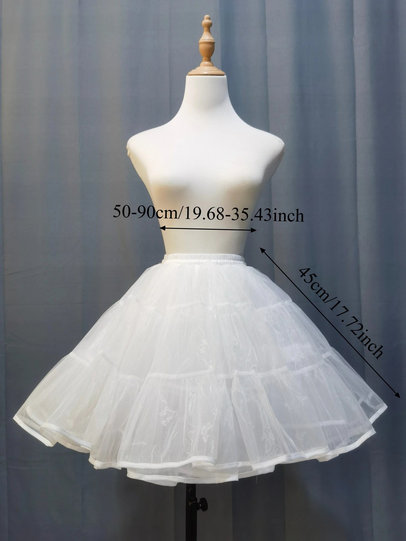 Lolita Super Stuffed Petticoat Boneless Violent Skirt Support Soft Yarn Short Duck Butt Korea Japan New