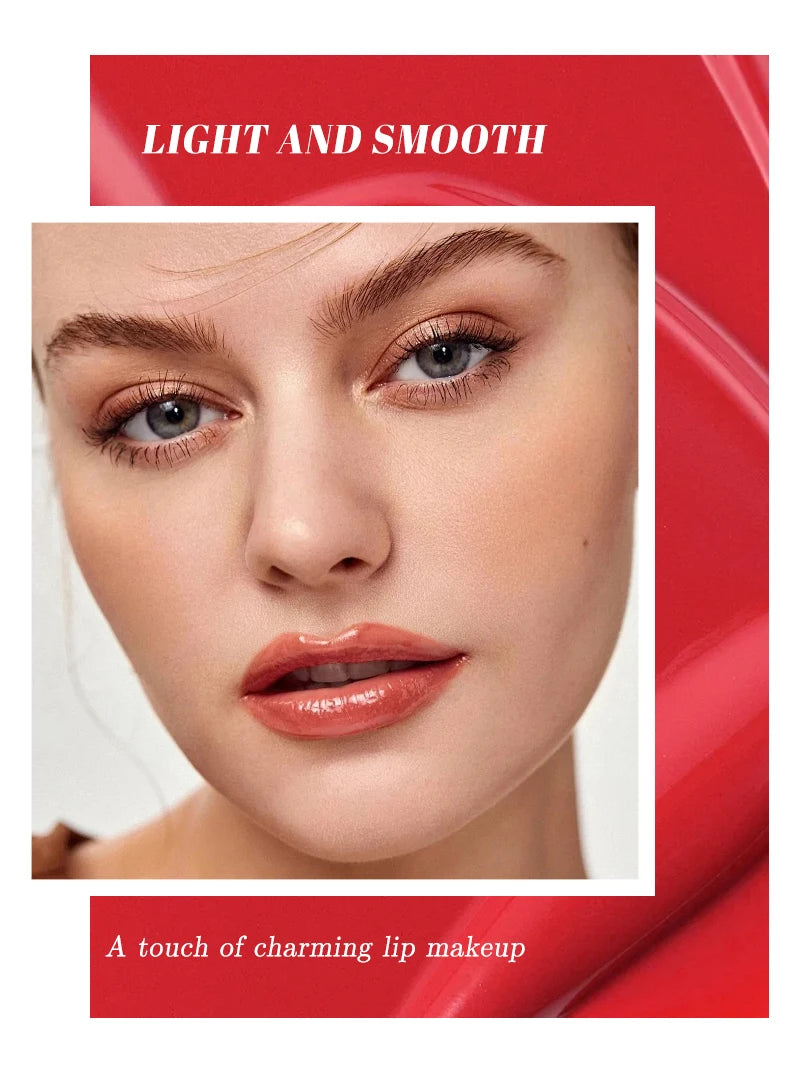 6pcs/set Small bottle Hydrating Jelly Lip Oil long-lasting Moisturizing  smooth shimmering Lip Hydrating Liquid