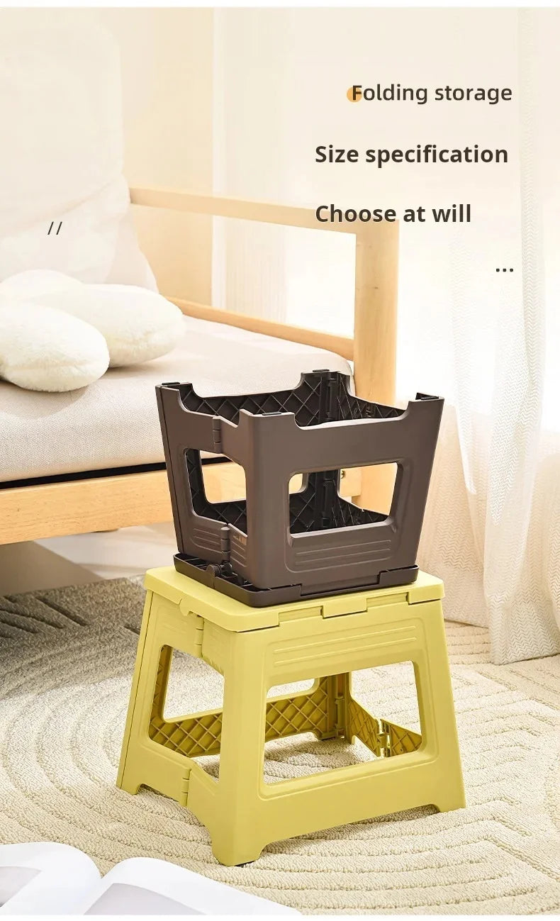 New Lightweight Space Thickened Folding Stool,Portable Home Outdoor Camping,Magza Fishing,Simple and integrated Design