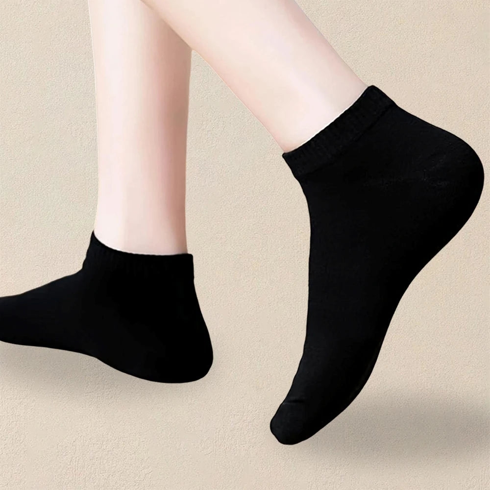 10/20/40 Pairs Men's Boat Socks Business Sport Sweat Absorption Mature Summer Autumn Solid Color Versatile Ankle Socks