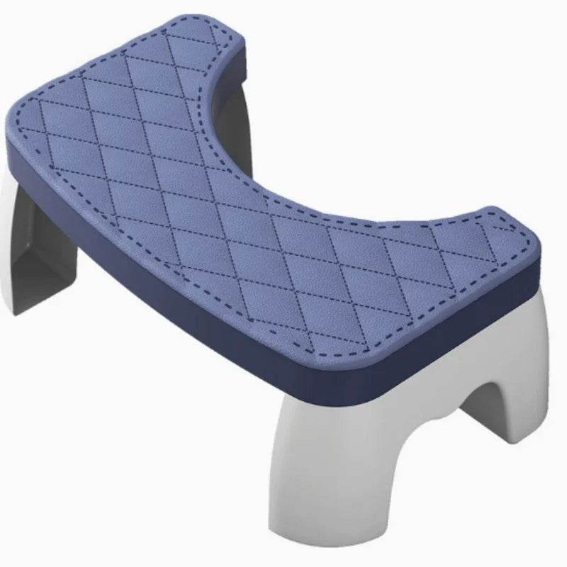 Ergonomic Squat Aid Potty Step Stool Single Waterproof Foot Rest for Toilet Suitable for Pregnant Ladies Children Adults Seniors