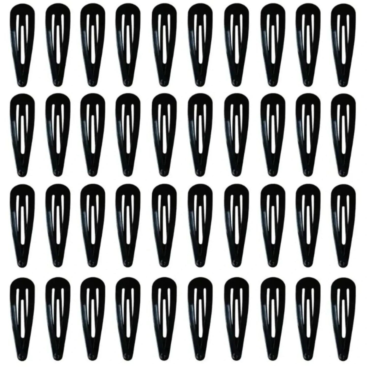 50Pcs Snap Hair Clips Candy Color Glossy 2 Inches No Slip Metal Hair Pins Clips Barrettes Accessories for Baby Girls Toddlers