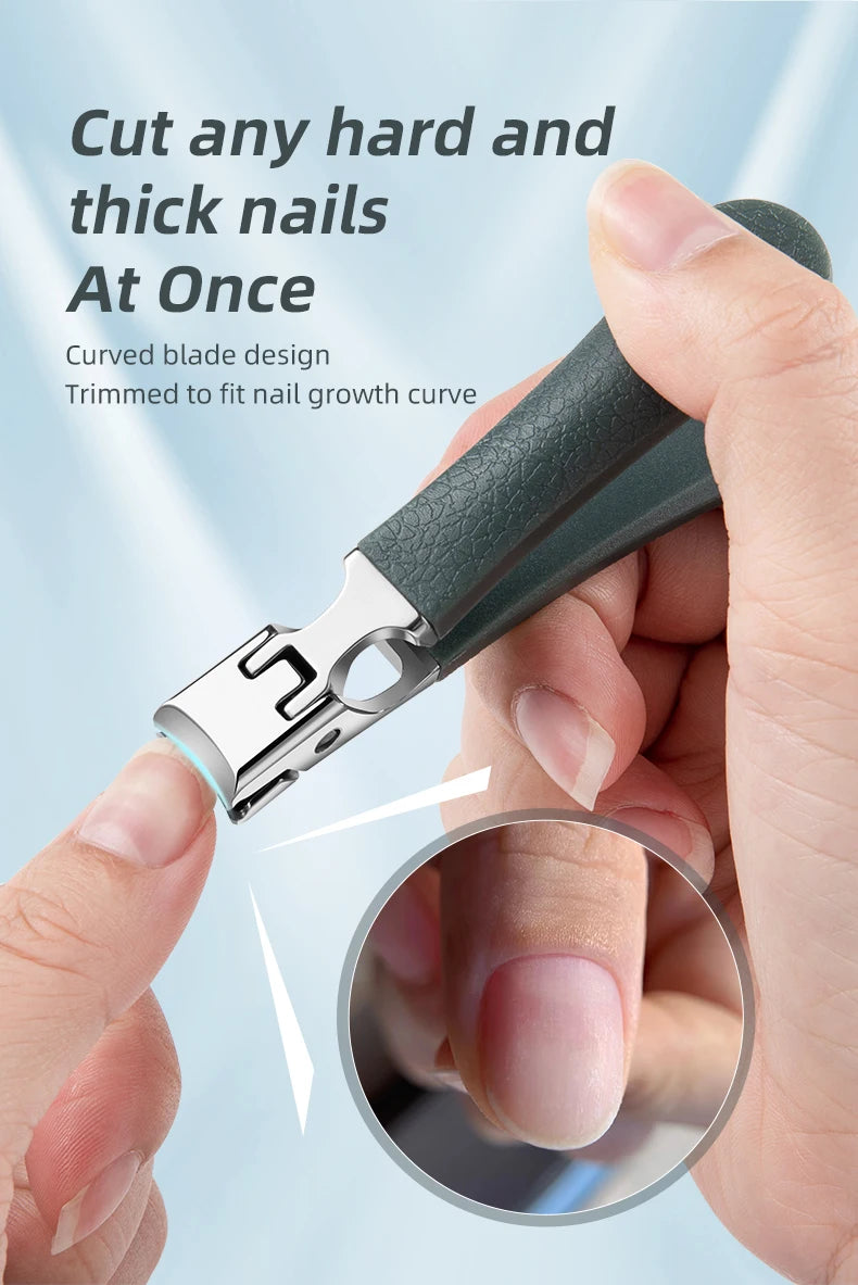 1pcs Clipper For Thick Nails Heavy-Duty Large Jaw Opening Manicure Tools Unisex For Fingernails Toenails Senior Citizen Friendly