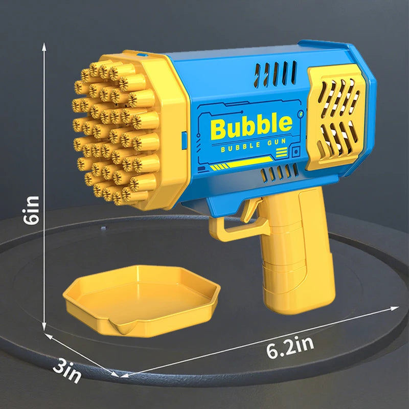40 Hole CHILDREN'S Outdoor Toy Bubble Gun Electric Toy Blowing Bubbles (Without Bubble Water) - Shoppiline