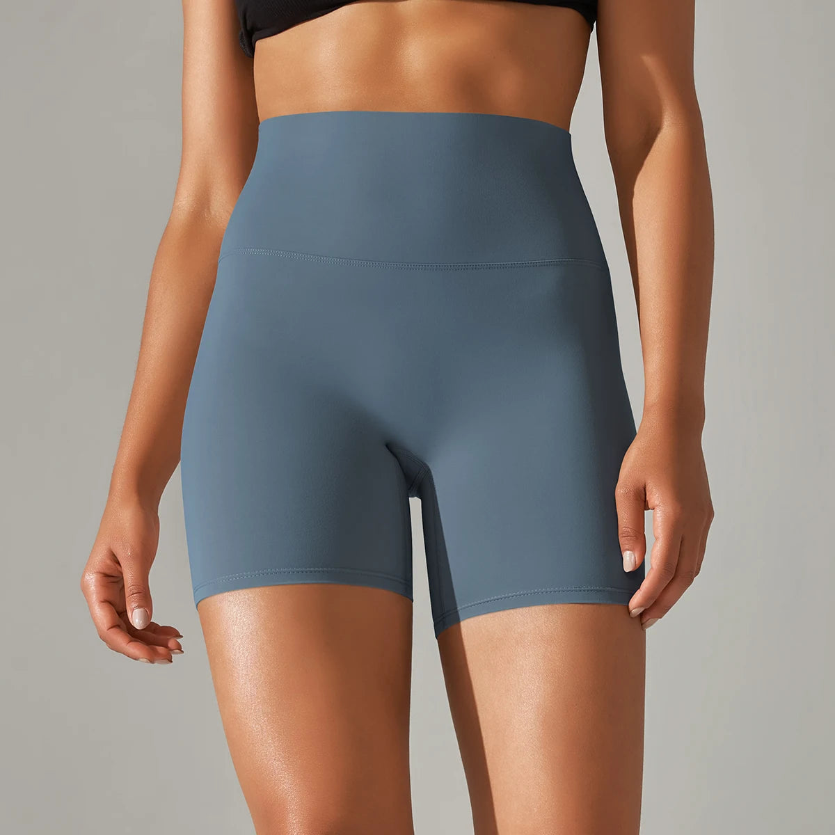 1PC Yoga Shorts Women Fitness Shorts Running Cycling Shorts Breathable Sports Leggings High Waist Summer Workout Gym Shorts