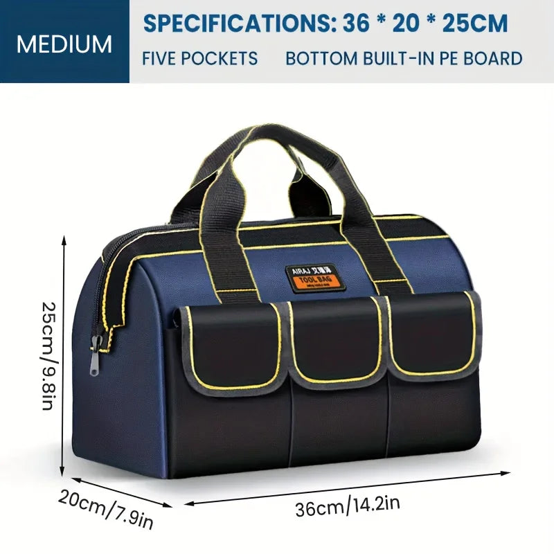 AIRAJ Multifunctional Tool Bags 1680D Oxford Cloth Electrician Bags Waterproof and Wear-Resistant High Capacity Storage Bags - Shoppiline
