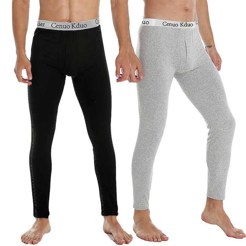 Men's warm pants slim fit tight pants, thickened and not easily faded independent wear high-end German velvet men's warm pants