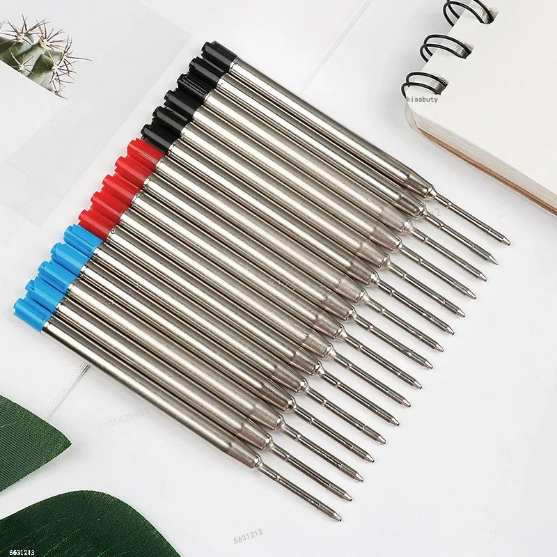 5-20pcs L:3.9 in/99mm Ballpoint Pen G2 Refills for Medium Point Blue Red Black Ink Rods for Office Stationery School Supplies