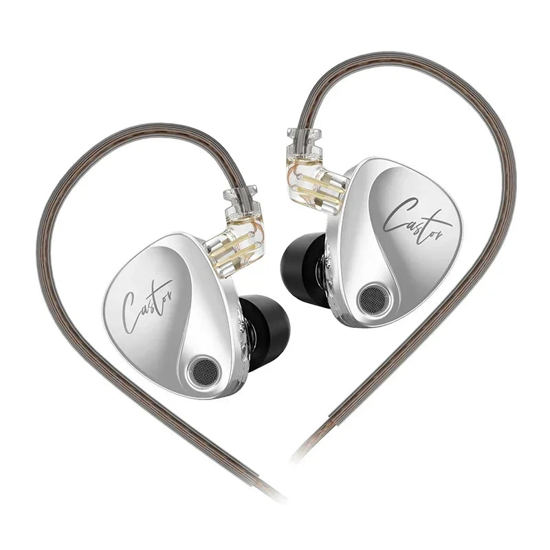 KZ Castor 2DD Dynamic in Ear HiFi Earphone High-end Tunable Game Sport Headsets Monitor Headphone Earbuds EDX PRO ZSNPRO ZVX
