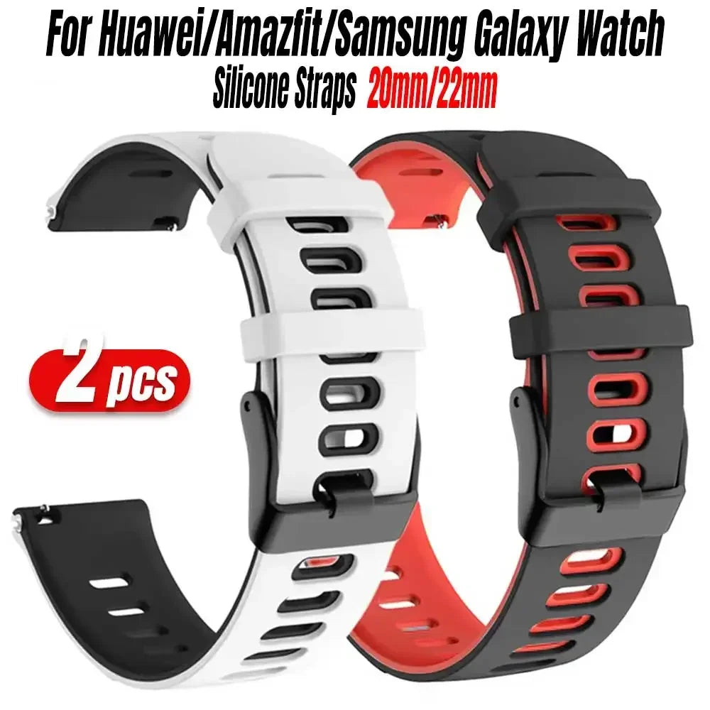 22/20mm Uhrenarmbänder für Galaxy Watch, Huawei Watch GT, Amazfit GTS, Polar Unite / Grit X, Garmin, Samsung Gear Smartwatch-Armbänder