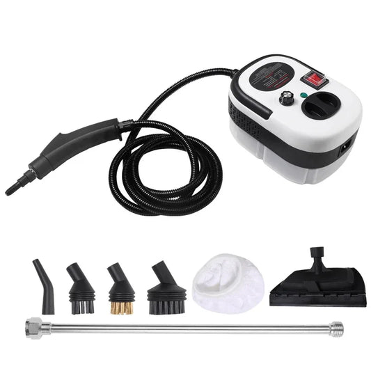 Portable Handheld Steam Cleaner High Temperature Pressurized Steam Cleaning Machine With Brush Heads For Kitchen Car - Shoppiline