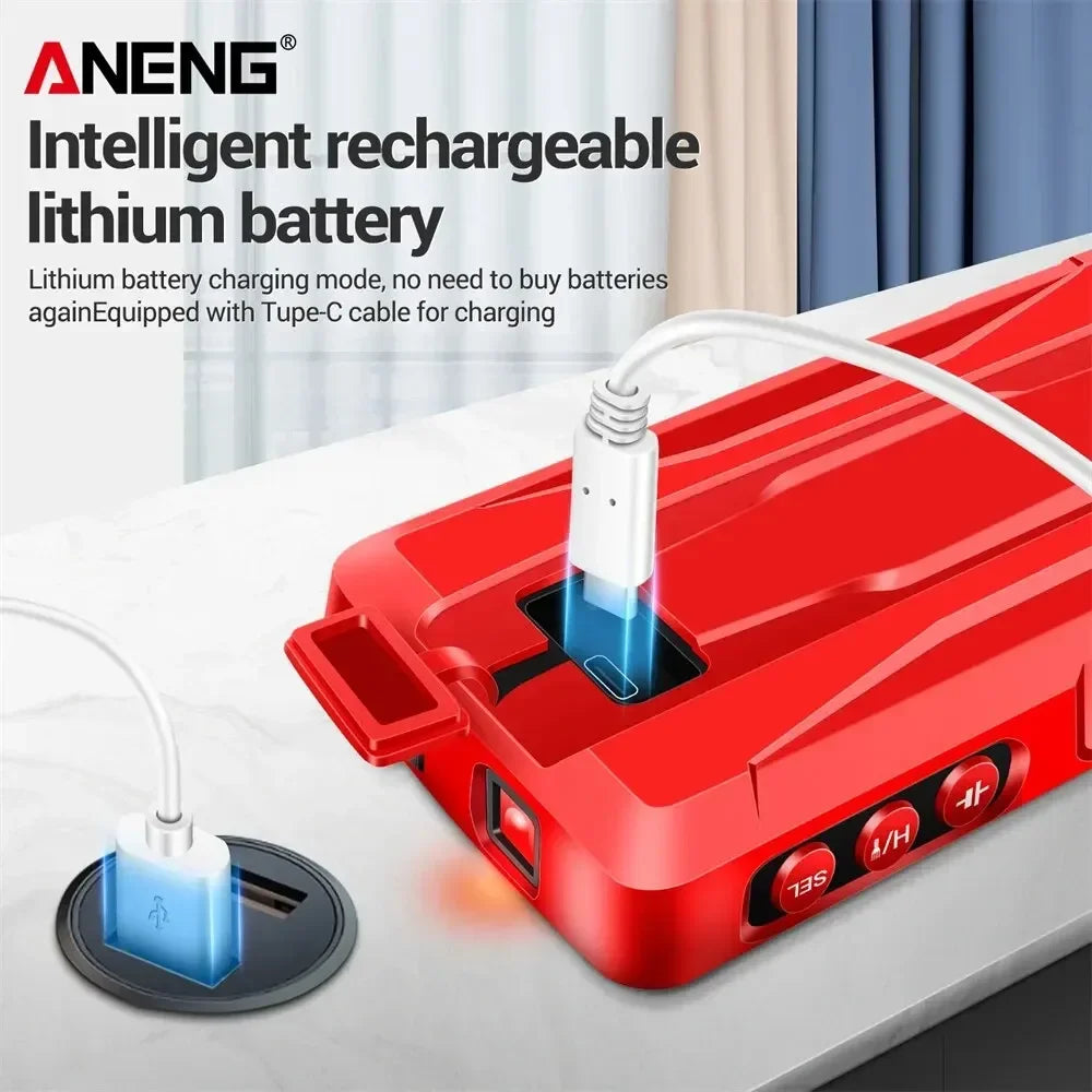 ANENG 681 Non-contact Voltage Tester AC/DC Rechargable Digital Professional MultimeterVoltage Meter LCD Screen Current Tester - Shoppiline
