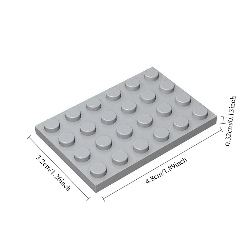 MOC Educational Building Blocks: Creative Construction Kit with Base Plate and Assembly Tool for Educational Puzzle Toys