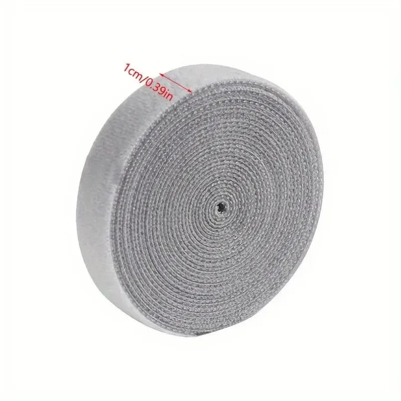Cable Organizer for Cable Management: 1/5M Wire Winder Tape for Earphones, Mouse Cords, and Device Cables (iPhone, Xiaomi, Samsu