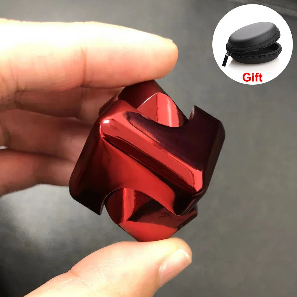 Kreisel-Fidget-Spinner aus Metalllegierung für Erwachsene, Anti-Stress-Spielzeug, Fingergyroskop, Anti-Angst-Metallhammer-Spielzeug