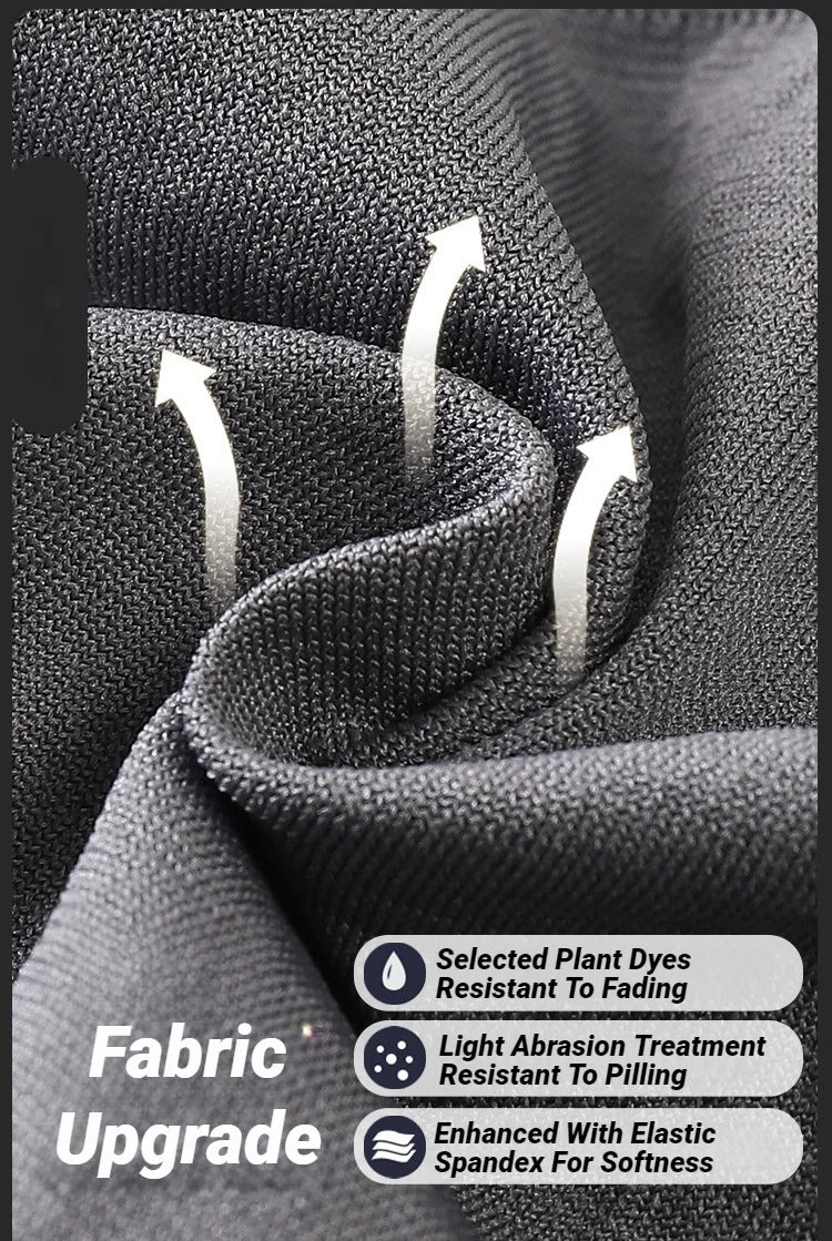 Lot de 5 Boxers Confortables pour Hommes, Couleur Unie, Haute Élasticité, Respirants