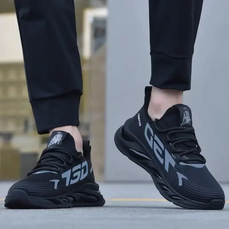 Autumn Lightweight Anti-odor Men's Shoes Breathable Mesh Sneakers Comfortable Fashionable Versatile Shoes Men's Casual Shoes - Shoppiline