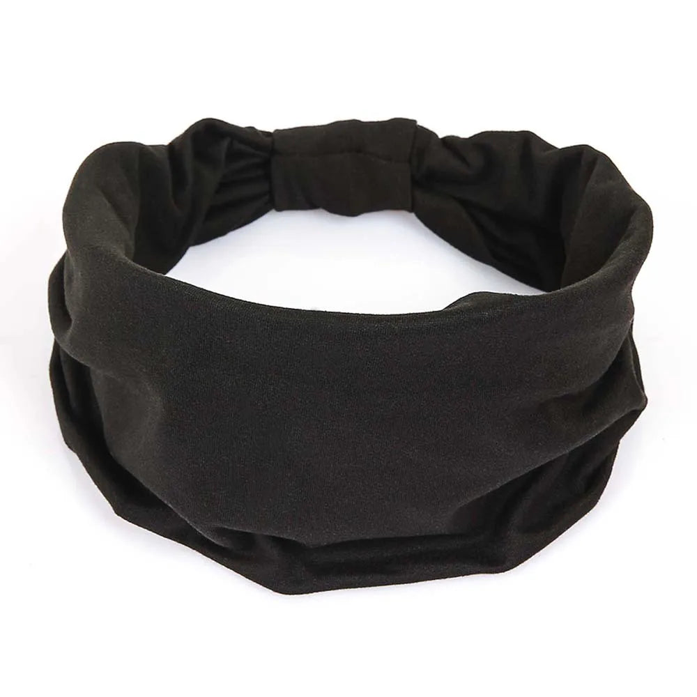 Bandeaux larges pour femmes, antidérapants, doux, élastiques, pour yoga, course, sport, entraînement, gym, turbans, bandanas