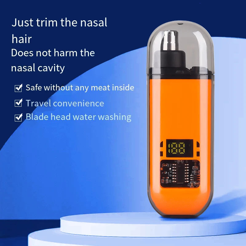 Nose Hair Trimmer Portable Trimmer for Nose Mini Nose and Ear Hair Trimmer Portable Nose Trimmer Rechargeable Trimmer for Man - Shoppiline