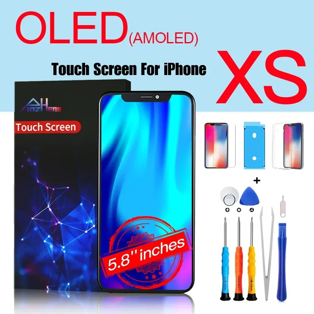 PINZHENG High Quality Display INCELL LCD OLED OEM AMOLED For iPhone XS MAX X XR 11 12 13 MINI PRO PROMAX Screen Replacement - Shoppiline
