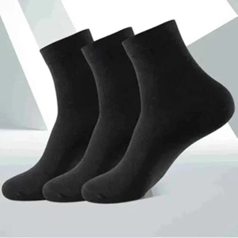 10/5/3MEN'S Mid-calf Socks Cotton Socks for All Seasons, Solid Colour and Versatile