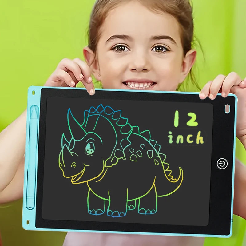 RSP 12 Inch LCD Drawing Board Electronic Writing Tablet Colorful Screen Doodle Board Educational toy For 3-8 Kids Birthday Gifts