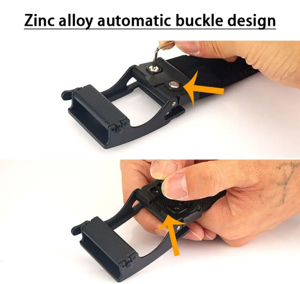1pc Men's Belt Outdoor Multi Function Alloy Buckle Tactical Belt Canvas For Nylon Belt Training Quick Hanging Belts Neutral Belt
