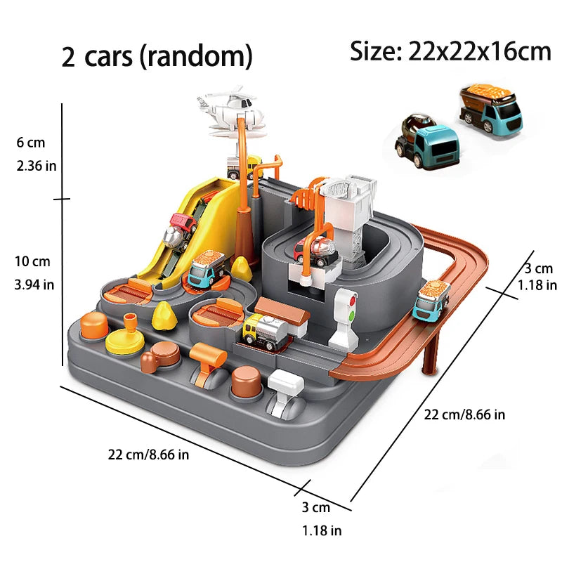 Racing Rail Car Model Space Aerospace Animals Educational Toys Children Train Track Adventure Brain Mechanical Interactive Game - Shoppiline