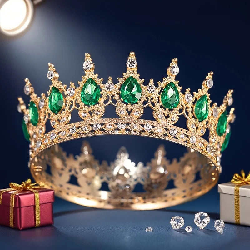 Baroque Crystal Tiaras And Crowns Headband For Women Party Prom Diadem Bridal Wedding Hair Accessories Jewelry Crown Tiara Gift