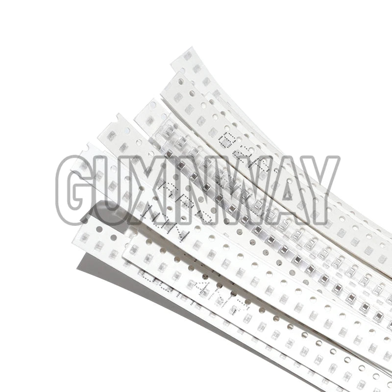 2500pcs 0402 0603 0805 SMD Ceramic Capacitor Assorted Kit 50Values 1pF - 10uF 100PF 10NF 100NF 0.47UF 1UF Chip Capacitance Set - Shoppiline