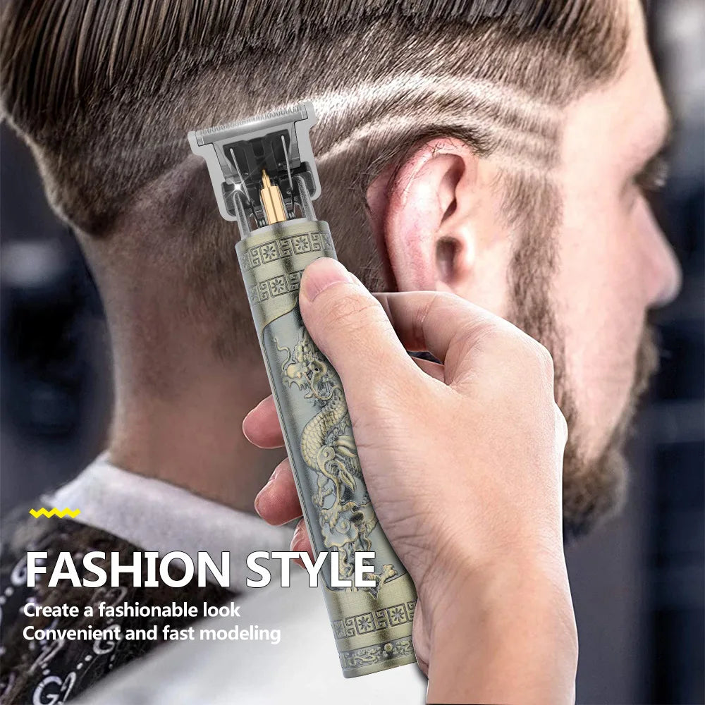 Retro T9 Ensemble de tondeuse à cheveux originale, vestes de tondeuse, rasoir électrique pour hommes, rasoir de barbier Pro Lence pour zones sensibles