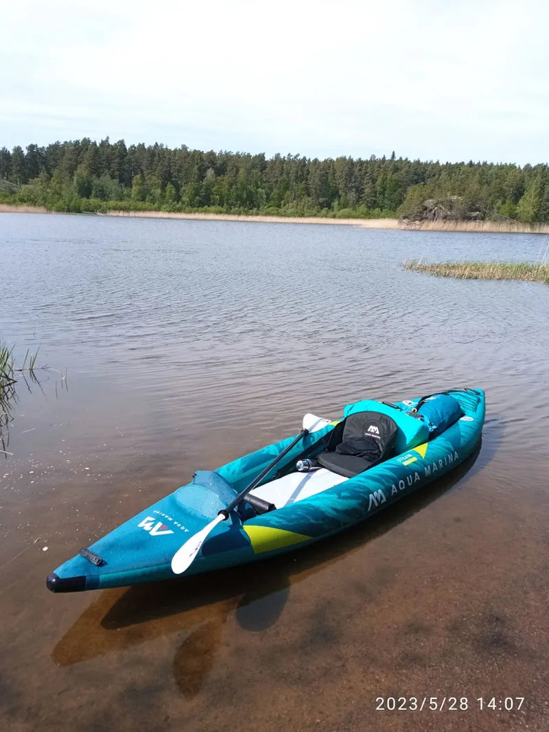 AQUA MARINA STEAM inflatable Kayak Boat 10'3"/13'6"  Drifting Inflatable Paddle Board Canoeing 1 2 Person Raft Rubber Boat PVC