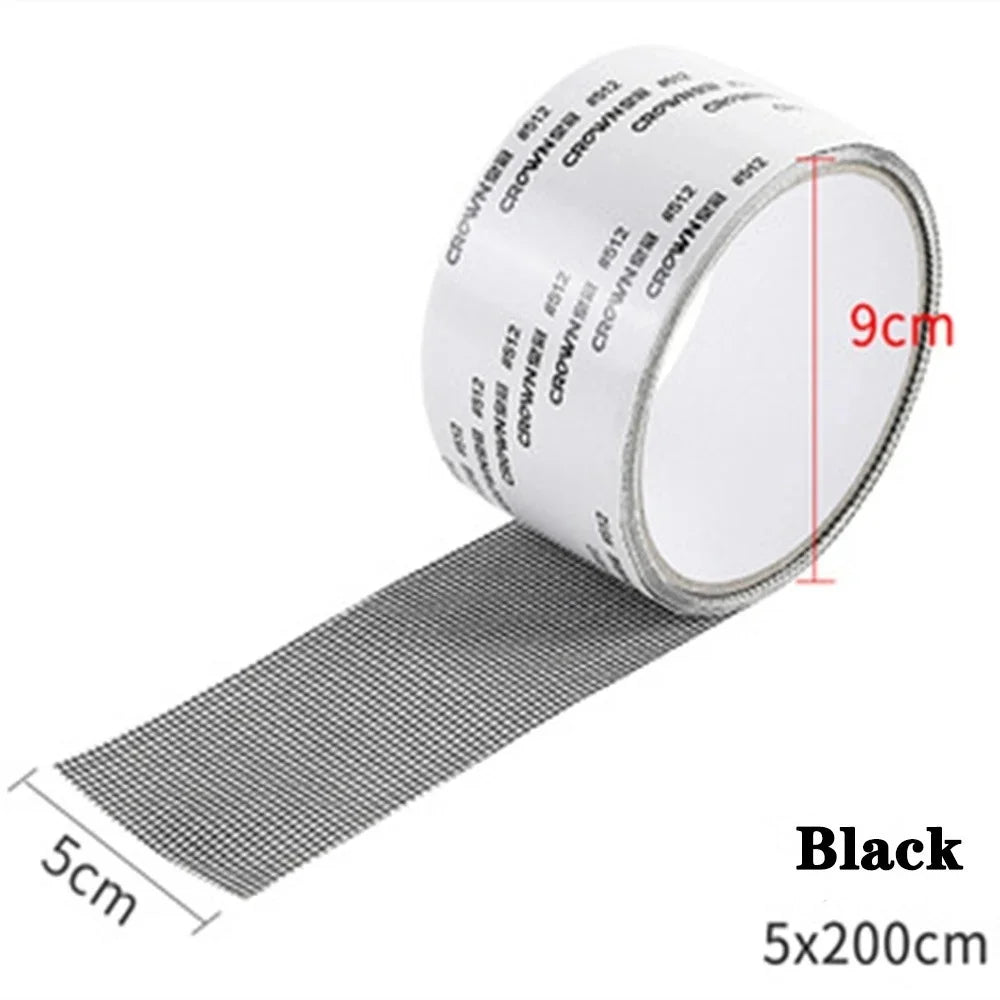 Strong Window Screen Repair Tape Waterproof Anti Mosquito Door Mesh Patch Tape Broken Holes Repair Essential Accessories Tool
