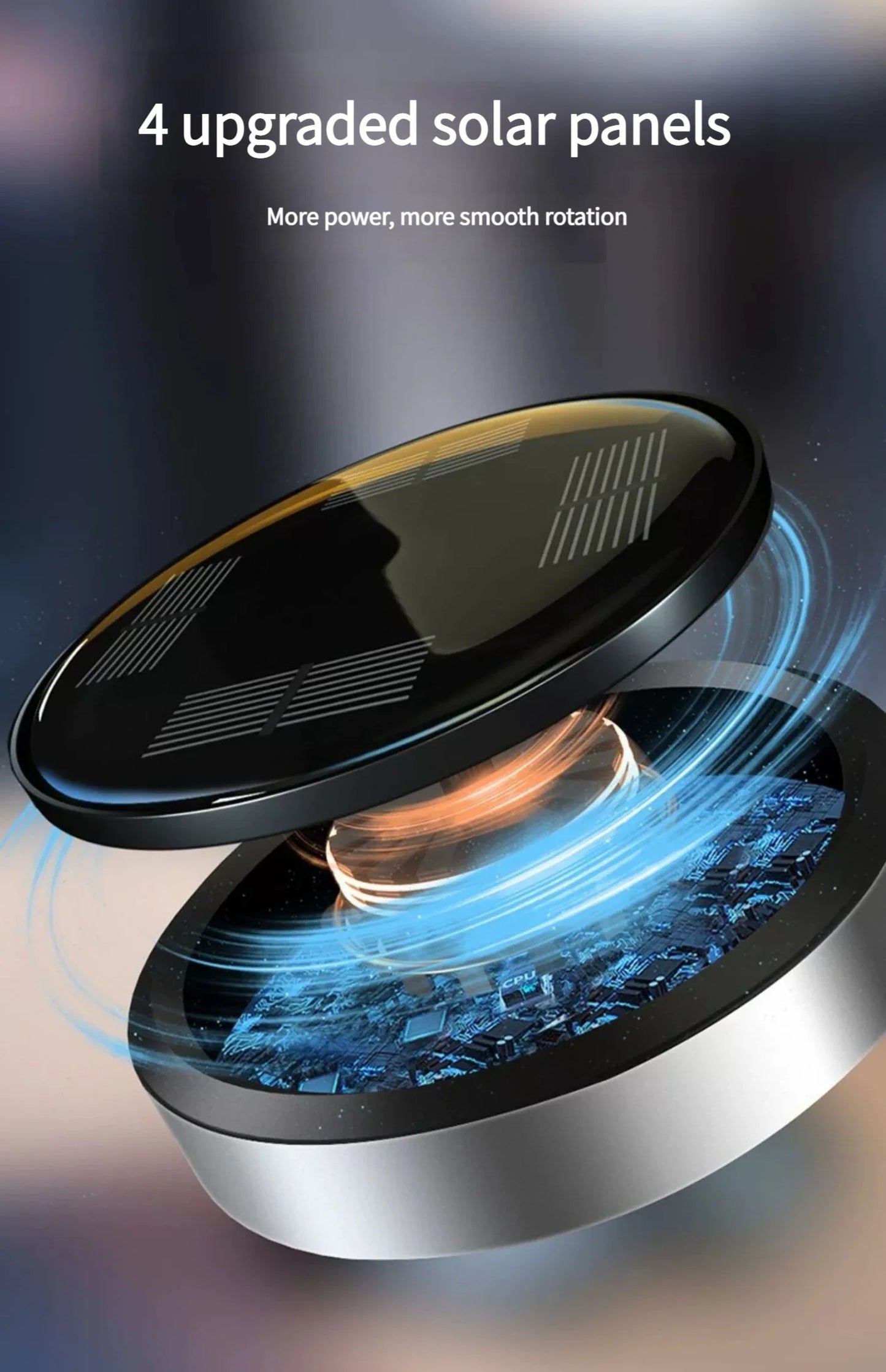 Helicopter Styling Solar Car air freshenerDecorative Aromatherapy Car interior accessories Propeller rotary perfume diffuser