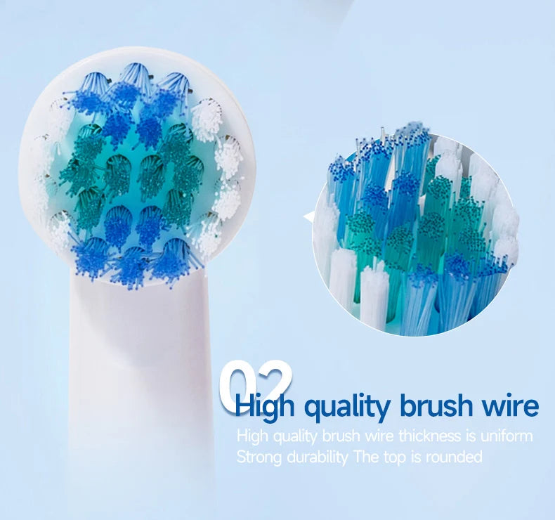 20Pcs/Lot Electric Toothbrush Head For Oral B Sensitive Replacement Brush Heads D25 D30 D32 D18 4739 3709 4728 D4510 D12013