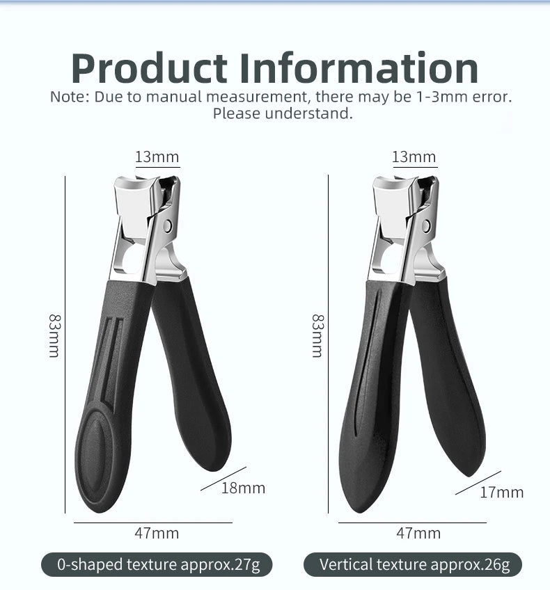 1pcs Clipper For Thick Nails Heavy-Duty Large Jaw Opening Manicure Tools Unisex For Fingernails Toenails Senior Citizen Friendly