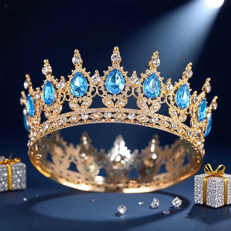Baroque Crystal Tiaras And Crowns Headband For Women Party Prom Diadem Bridal Wedding Hair Accessories Jewelry Crown Tiara Gift