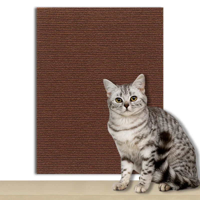 Trimmable Cat Scratch Carpet Self-Adhesive Cat Scratching Board Anti Cat Scratcher Furniture Corner Indoor Sofa Wall Protector