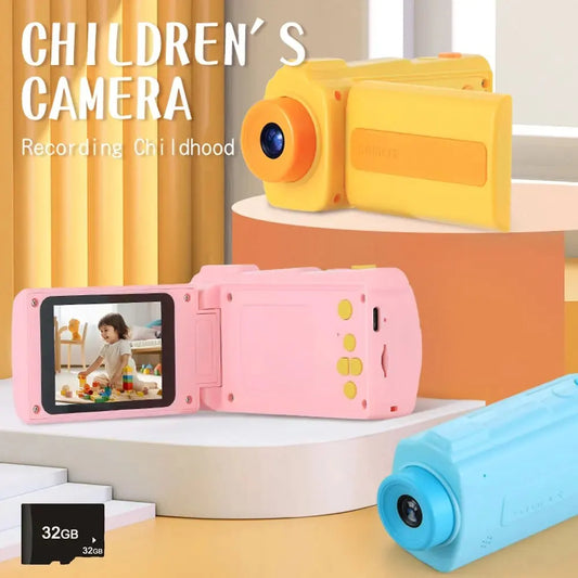 Kids Video Camcorder 1080P 20 MP High Resolution Portable Mini Digital Camera with 2.4 Inch Large Display Screen Birthday Gifts - Shoppiline