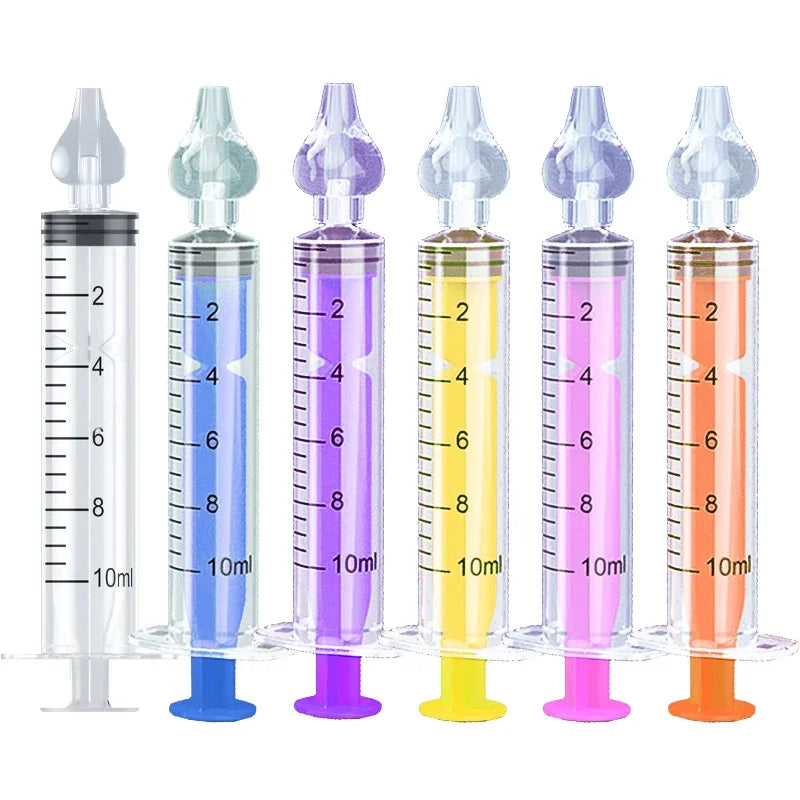 10ML/20ML Baby Nasal Aspirator Syringe Baby Nose Cleaner Rhinitis Nasal Washer Irrigator Needle Baby Nose Washing for Children