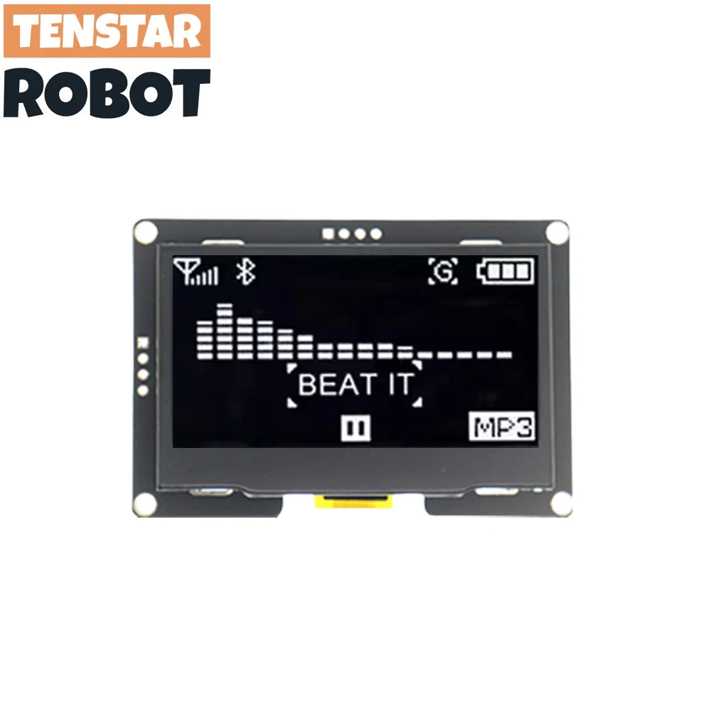 OLED 2.4" 2.42 Inch 128x64 LCD Display SSD1309 12864 4 Pin IIC I2C SPI Serial Interface - Shoppiline